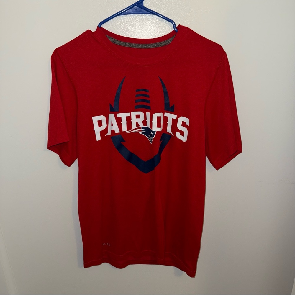 Nike Red Dri-FIT New England Patriots T-Shirt